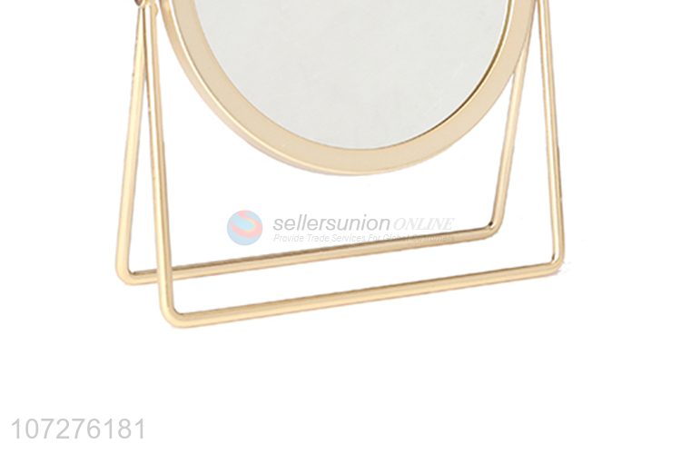 Wholesale popular desktop 360 degree rotatable double-sided makeup mirror