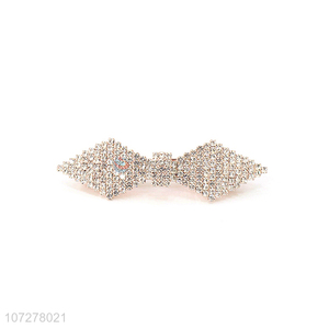 Custom Bling Bling Rhinestone Hair Clip For Women