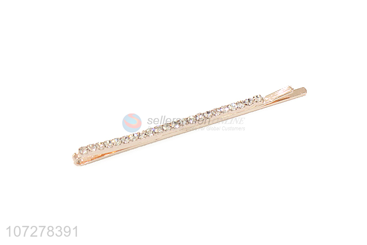 Fashion Style Rhinestone Bobby Pins Alloy Hairpin