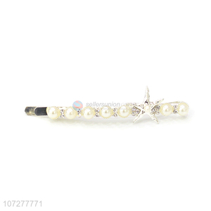 Wholesale Star Pearls Hair Pin Fashion Hairpin