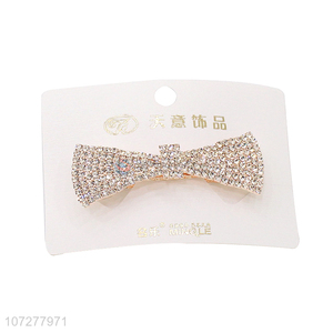 Wholesale Flat Hair Clip Fashion Alloy Spring Clip