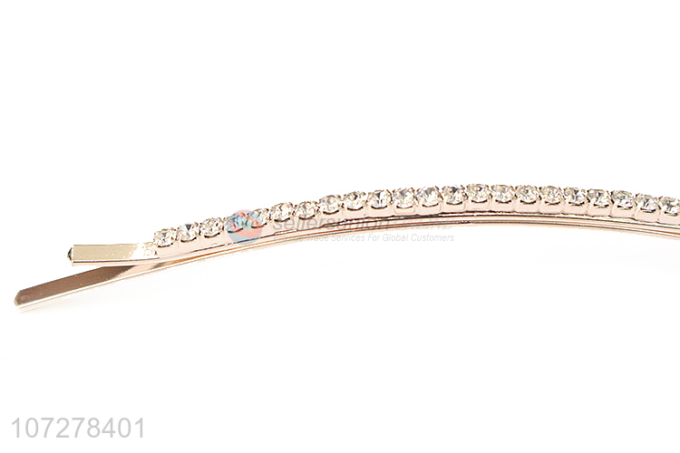 Fashion Rhinestone Hairpin Ladies Long Bobby Pins