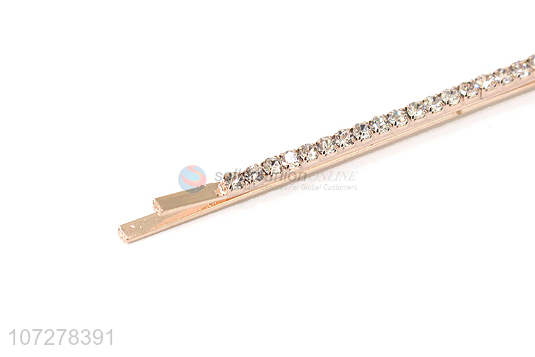 Fashion Style Rhinestone Bobby Pins Alloy Hairpin