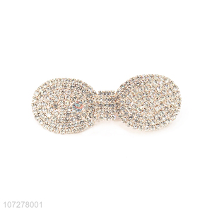 Fashion Rhinestone Hair Clip Ladies Spring Clip