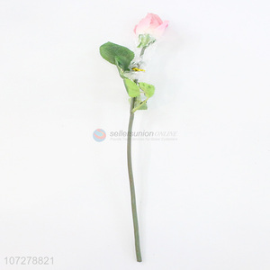 Factory price delicate artificial rose flower bouquet for room decoration