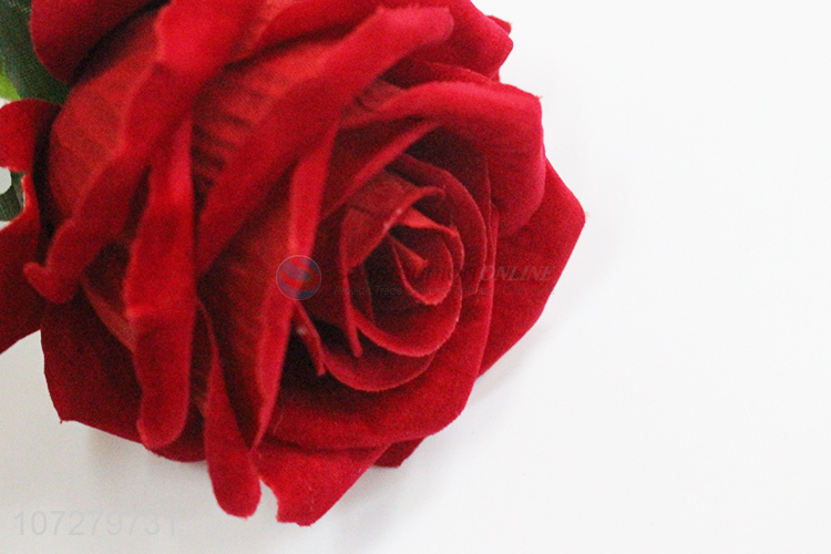 Most popular artificial rose flower decorative silk cloth flowers