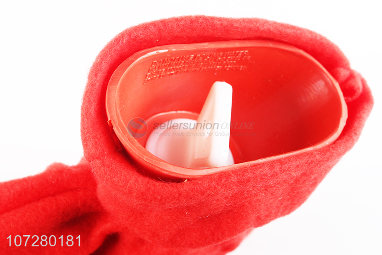 U Shape Shoulder Hot Water Bag With Single-Side Flannelette Cover