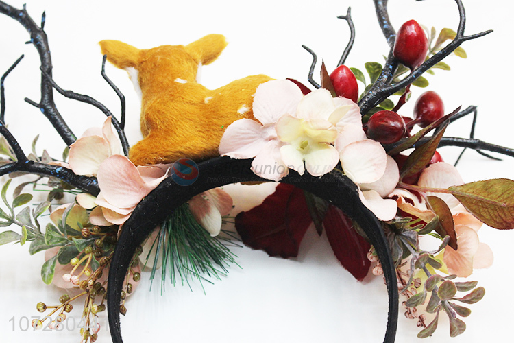 Hot Headwear Deer Antler Headband Christmas Masquerade Girls Headband