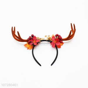 Competitive Price Christmas Ladies Girl Flower Deer Party Hairband Headband