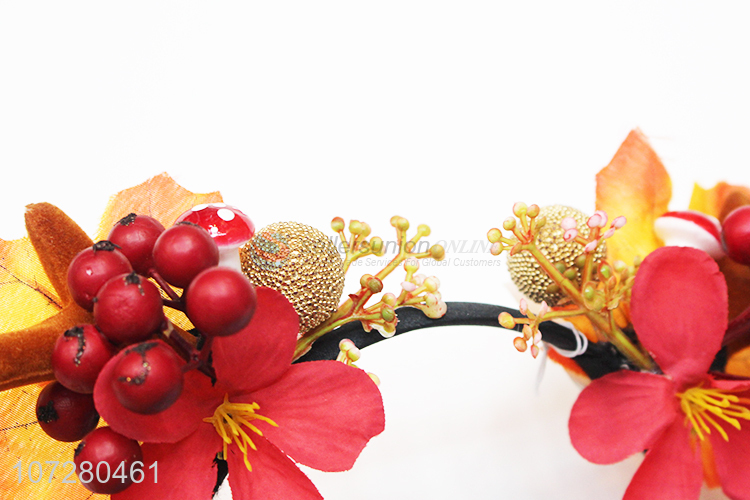 Competitive Price Christmas Ladies Girl Flower Deer Party Hairband Headband