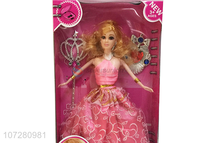 Wholesale Solid Body Fashion Girl Doll With Magic Fairy Sticks