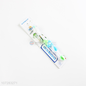 New design cartoon sea horse handle kids plastic toothbrush