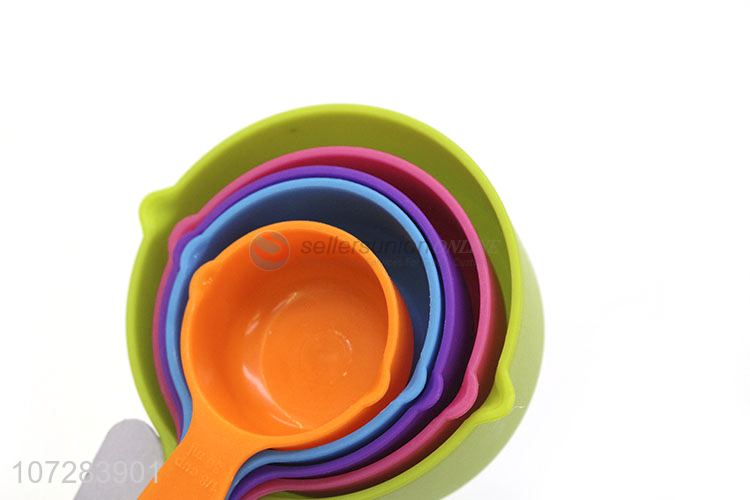 Wholesale Price Colorful Plastic Measuring Cups Set