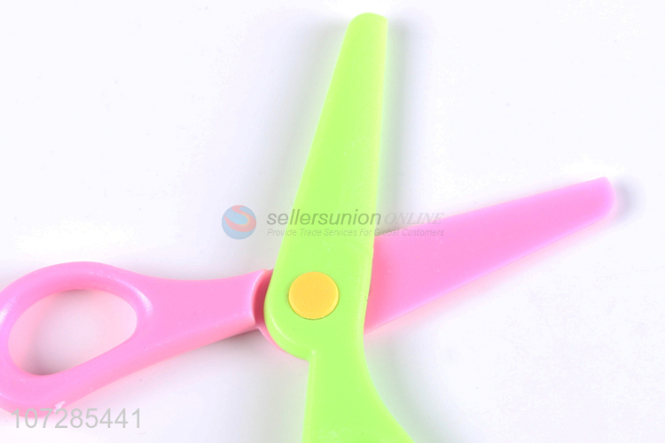 Suitable price lovely children safety scissors paper cutting scissors