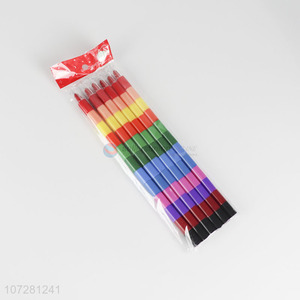 Wholesale 6 Pieces Colorful 12 Section Crayon