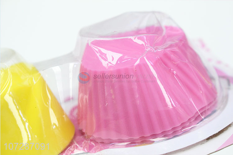 Factory direct sale food grade rose shape silicone cake mold set