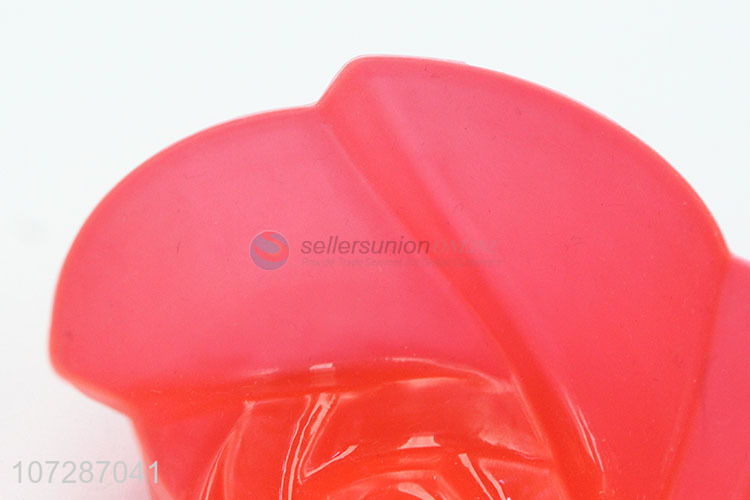 Unique design eco-friendly reusable rose shape silicone cake mold