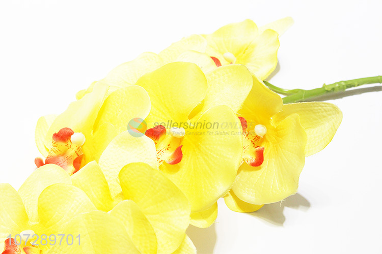 High quality delicate cloth flower artificial butterfly orchid fake flower