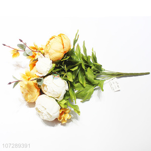 Hot sale delicate cloth flower artificial flower fake peony