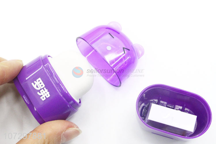 Factory Wholesale Creative Multifunction Eraser With Pencil Sharpener