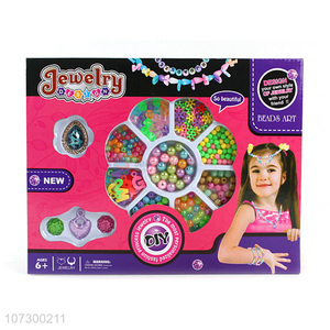 Factory Price Newly Beads Play Set Diy Jewelry Toys For Girls