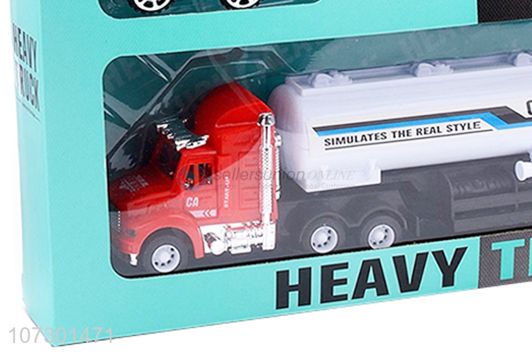 Wholesale New Style Kids Cool Toy Inertia Heavy Trailer Truck Toy Set