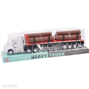 Best Selling Inertial Heavy Trailer Truck Friction Truck Toy For Kids