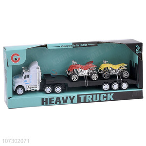 Unique Design Boys Cool Toy Inertia Heavy Trailer Truck Toys Set