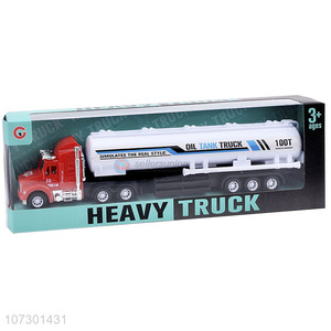 Cheap Price Friction Toy Inertia Oil Tank Truck For Sale