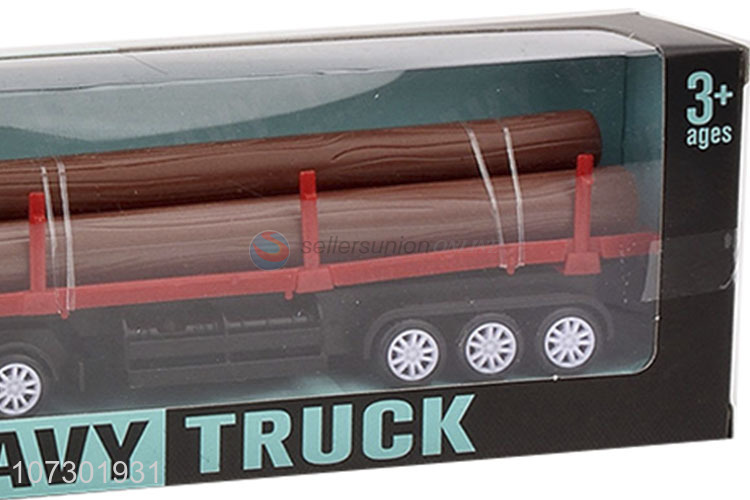 Promotional Price Inertial Trailer Car Heavy Truck Toys For Boys Gift