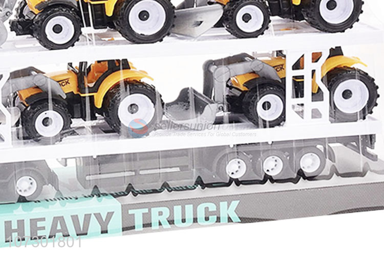 High Sales Inertial Heavy Trailer Truck Best Friction Truck Toy For Kids