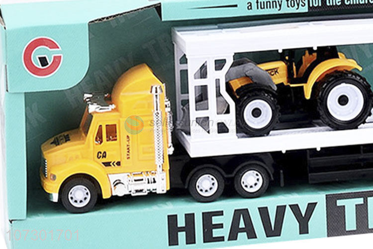 Customized Diecast Truck Model Best Inertia Heavy Trailer Truck Toys Set