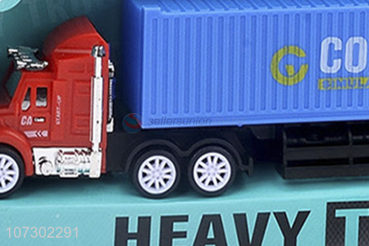 Good Quality Childrens Funny Toys Inertia Heavy Trailer Trucks With Cars