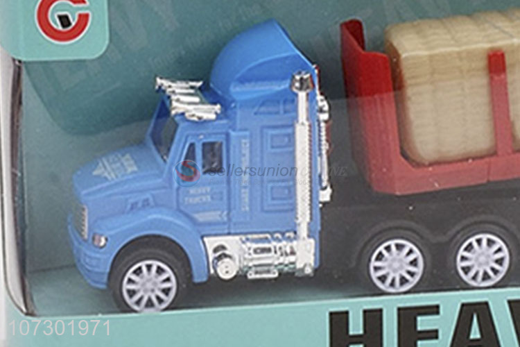 Super Quality Plastic Inertia Heavy Trailer Truck Toys Kids Funny Toys