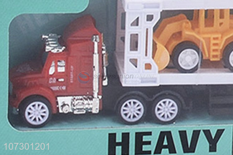 New Products Kids Toy Car Inertia Heavy Trailer Trucks Toys Set