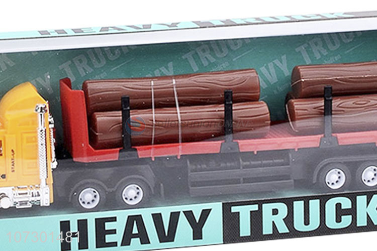 Super Quality Inertia Heavy Trailer Truck Toy Kids Friction Toy Truck