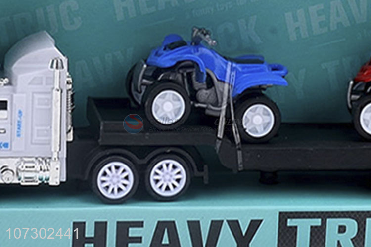 Direct Price Inertial Heavy Trailer Truck Toys Set For Kids Gift