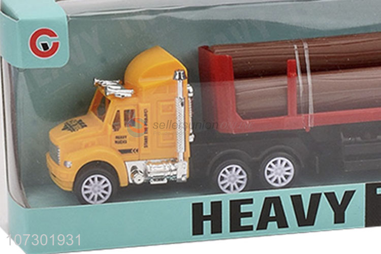 Promotional Price Inertial Trailer Car Heavy Truck Toys For Boys Gift