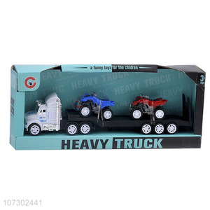 Direct Price Inertial Heavy Trailer Truck Toys Set For Kids Gift