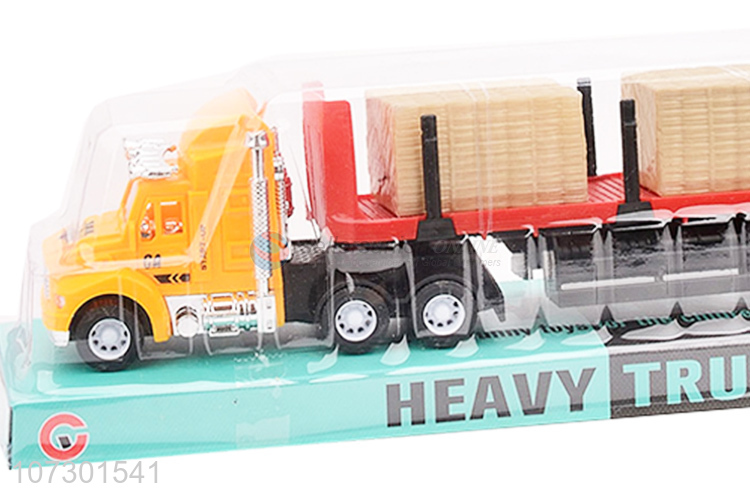 Latest Style Kids Funny Toys Inertial Heavy Trailer Friction Truck Toy