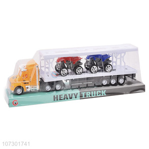 Promotional Price Inertia Heavy Trailer Truck Toy Set Kids Cool Toys