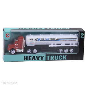 Wholesale Price Inertia Oil Tank Truck Toys For Kids Gift