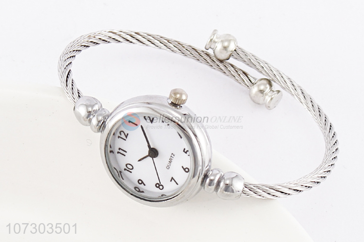 High Quality Silver Alloy Watch Ladies Wrist Watch