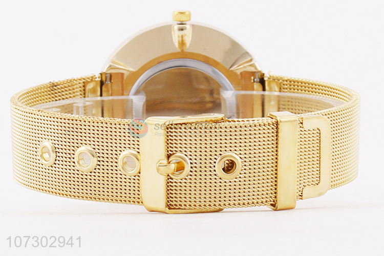 New Style Gold Stainless Steel Watches For Man