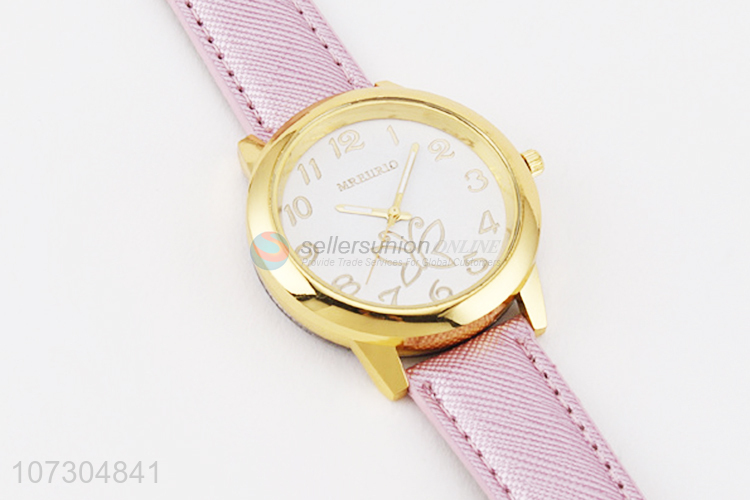 Hot Selling Pink Watchband Casual Watch For Women