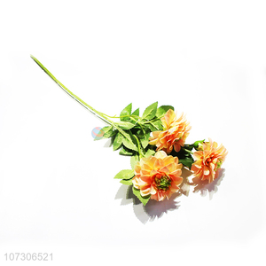 Best Sale 3 Heads Dahlia Fashion Artificial Flower