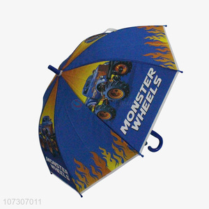 Low price custom logo printed staight umbrella for children