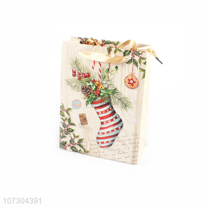 Factory price colourful paper <em>gift</em> packaging bag for <em>christmas</em>