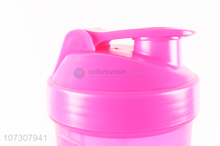 High quality colorful bpa free shaker bottle 600ml drinking cup