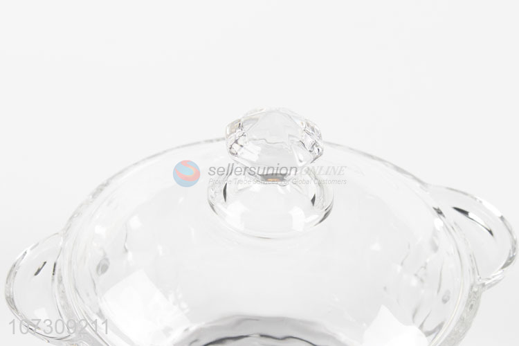 New Arrival Eco-Friendly 3Pcs Glass Salad Bowl Fruit Bowl Set